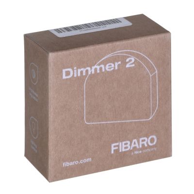 4. FIBARO Dimmer 2 Smart Light Dimmer, Black (FGD-212 ZW5)
