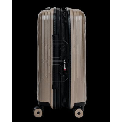 5. SwissBags Echo 55 cm 17782 champagne cabin suitcase