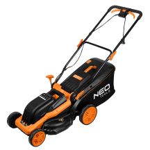 1600W lawnmower with 380mm cutting width and 45L grass catcher