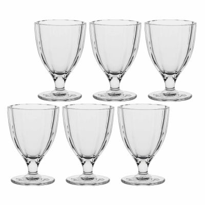 Set of 6 Amami glasses - Clear, 300 ml