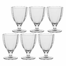Set of 6 Amami glasses - Clear, 300 ml