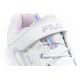 6. Fila Skye V children's sports shoes for girls with velcro, white