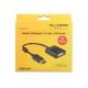 DeLOCK 62599 Adapter Cable 0.2m DisplayPort DVI-I Black