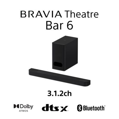 2. Sony HTB600.CEL Soundbar 3.1.2 channels 350W Bluetooth 5.3 Dolby Atmos Black