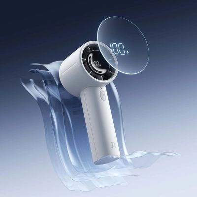 19. Jisulife Handheld Fan 10S 5000mAh Portable USB Fan - Gray