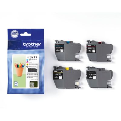 2. Brother LC-3217 Ink Cartridge Original Black, Cyan, Magenta, Yellow