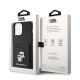 8. Karl Lagerfeld KLHCP15XSAPKCNPK iPhone 15 Pro Max 6.7" black/black hardcase Saffiano Cardslot KC Metal Pin