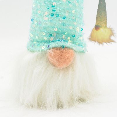 6. DECORATIVE SANTA CLAUS LED 25CM BLUE