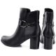10. Women's insulated ankle boots with a block heel, black M.Daszyński SA125-32