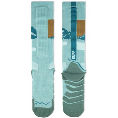 3. Buff MERINO HW OVER THE CALF SOCKS HWO1 SEA GREEN L socks