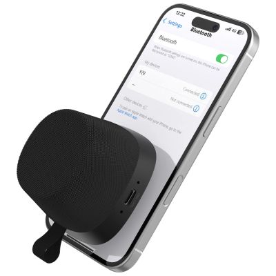 7. Dudao Y20 Wireless Speaker with Magnetic Mount Bluetooth 5.3 - Black