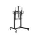 Equip Floor Stand Holder 55-100"/1TFT 120kg 1Shelf Solid Retail (650633)