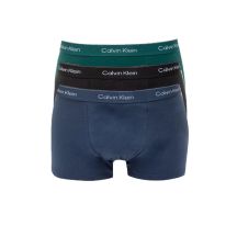 Calvin Klein Men's Relaxed Boxer Briefs 3-Pack, Stylish Cotton, Green, Grey, Navy Blue