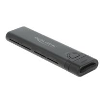 DeLOCK External USB Type-C Enclosure for M.2 NVMe PCIe or SATA SSD – Tool-Free