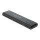 DeLOCK External USB Type-C Enclosure for M.2 NVMe PCIe or SATA SSD – Tool-Free