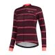 Rogelli women's winter jacket STRIPE burgundy L