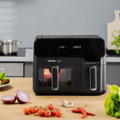 5. Air Fryer ZELMER ZAF900 5.5l Dual with double basket