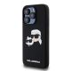 2. Karl Lagerfeld Silicone Karl&Choupette MagSafe case for iPhone 15 Pro - black