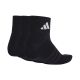 2. adidas Cushioned Sportswear Ankle 3P Socks, black KC9633
