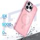 6. Glitter Case MagSafe for iPhone 16 Pro Max - pink with glitter