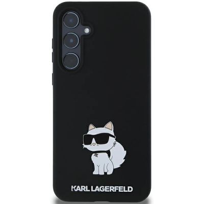 3. Karl Lagerfeld Silicone Choupette case for Samsung Galaxy A35 - black