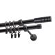DOUBLE CURTAIN ROD Ø 19 MM BLACK 240 CM TECHNO WITH RINGS KOWALSKI