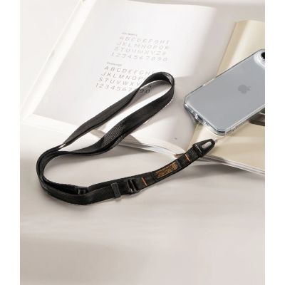 4. Ringke Lanyard Strap Crossbody Phone Lanyard - Black