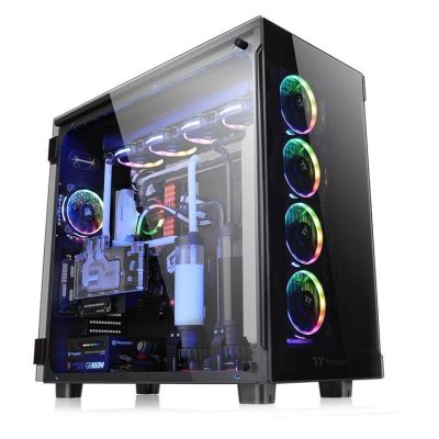 2. Thermaltake View 91 RGB TG CA-1I9-00F1WN-00 Case (ATX, Extended ATX, Micro ATX, Mini ITX, XL-ATX; Black)