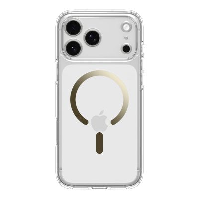 9. Spigen Ultra Hybrid MagSafe Case for iPhone 17 Pro Max - Transparent Gold