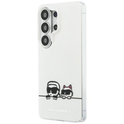 2. Karl Lagerfeld IML Peekaboo Karl&Choupette MagSafe Case for Samsung Galaxy S26 Ultra - Transparent