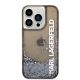 2. Karl Lagerfeld Liquid Glitter Elong case for iPhone 14 Pro - black