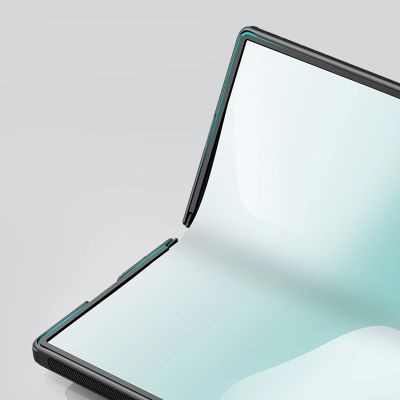 13. Nillkin Super Frosted Shield Fold Magnetic Case for Samsung Galaxy Z Fold 7, MagSafe Compatible, with S Pen Space - Black