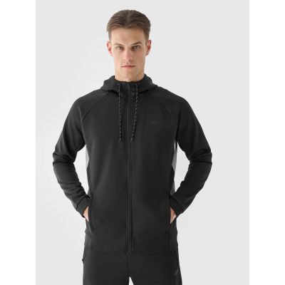 9. Men's training sweatshirt with a hood 4F 4FWAW24TFSWM405-20S