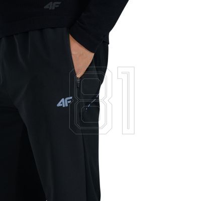 5. Men's trousers 4F FNK M0930 deep black 4FWAW25TFTRM0930 20S