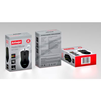 12. Activejet USB AMY-W390 Heated Wired Mouse; 30°C / 35°C / 40°C