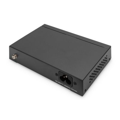 6. Digitus Gigabit Ethernet PoE Switch, 4 PoE ports + 1 uplink port, available PoE power: 60 W