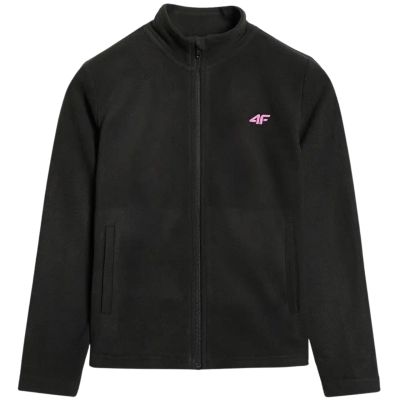 9. Fleece for girls 4F F346 deep black 4FJWAW25TFLEF346 20S