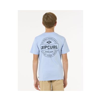6. RIP CURL STAPLE TEE - BOY blue