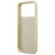 7. Guess Croco Triangle Logo MagSafe case for iPhone 17 Pro - gold