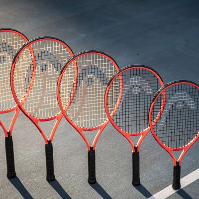 4. Head Radical Jr23 3 5/8 Orange Tennis Racket 231425 SC05