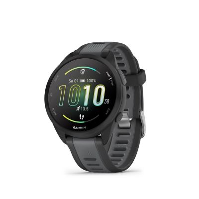 8. Garmin Forerunner 165 3.05 cm (1.2") AMOLED 43 mm Digital 390 x 390 px Touchscreen Black GPS