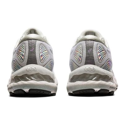 4. ASICS GEL-NIMBUS 23 PLATINUM GLACIER GRAY/WHITE (1012B132-020)