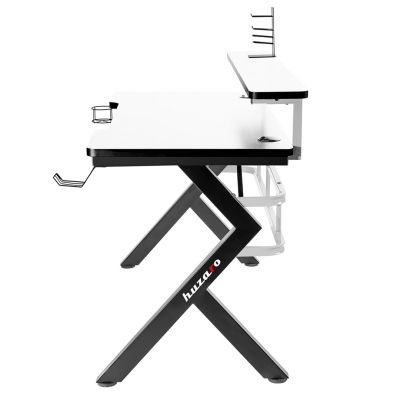 2. HZ-Hero 5.0 White Gaming Desk