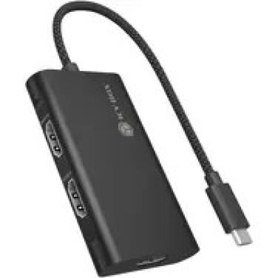 8. ICY BOX IB-AD1030-C USB 3.2 Gen 2 (3.1 Gen 2) Type-C 10000 Mbit/s Black