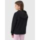 6. Girls' sweatshirt with a zipper and hood 4F 4FJWSS25TSWSF1706-20S