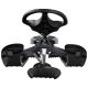 2. Black Stiga Snowracer Curve sled – kelkka, musta