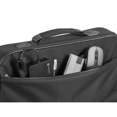 9. NATEC IMPALA 2 14.1" ONYX LAPTOP BAG BLACK