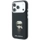 3. Karl Lagerfeld Smooth Ikonik Sketch MagSafe Case for iPhone 18 Pro / 17 Pro - Black