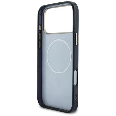 7. Guess IML Peony Dot MagSafe Case for iPhone 17 Pro Max - Black