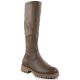 6. Women's khaki platform boots Potocki 25-12729